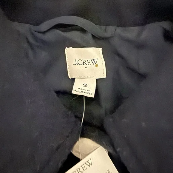 J. Crew Navy Pea Coat with Gold Buttons - Picture 3 of 4